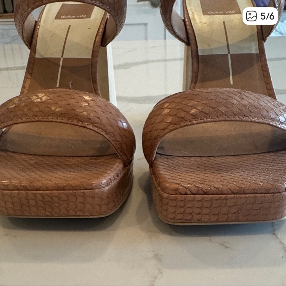 Dolce Vita Tan Platform Sandals